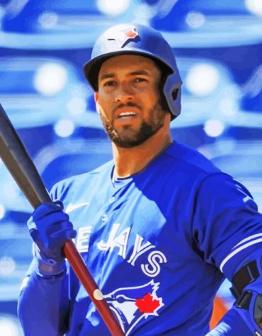 George Springer Baseball Legend Paint By Numbers