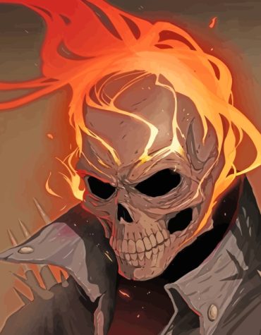 Ghost Rider Fantasy Paint By Numbers