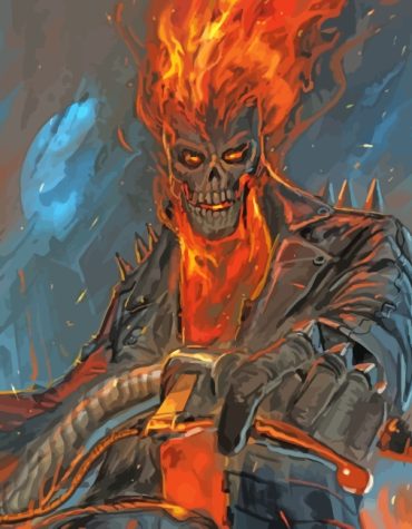Ghost Rider Fantasy Paint By Numbers