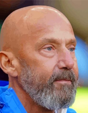 Gianluca Vialli Football Star Paint By Numbers