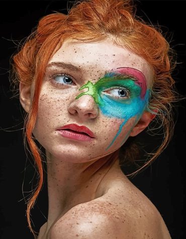 Ginger Beauty Woman Paint By Numbers