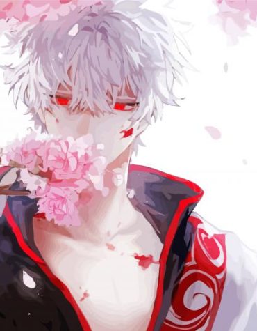 Gintoki Fan Art Paint By Numbers