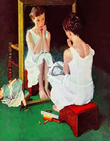 Norman Rockwell Mirror Paint By Numbers