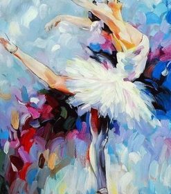 Elegant Ballerina Paint By Numbers