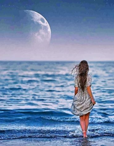 Seaside Woman Paint By Numbers