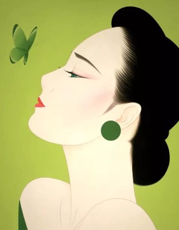 Green Girl Paint By Numbers