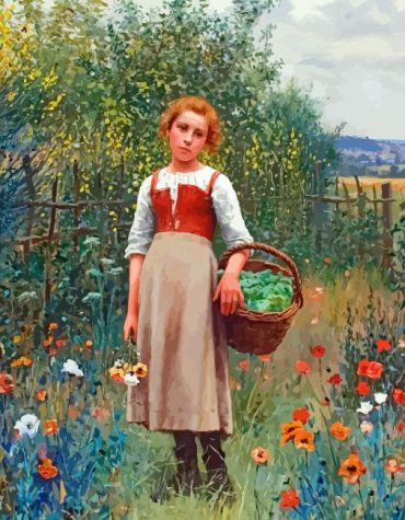 Daniel Ridgway Garden Scene Paint By Numbers
