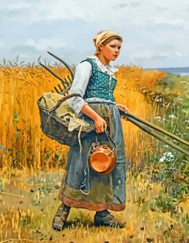 Daniel Ridgway Girls Harvest Paint By Numbers