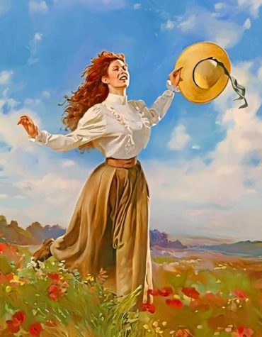 Running Girl in Nature Paint By Numbers