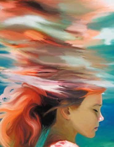 Girl Underwater Fantasy Paint By Numbers