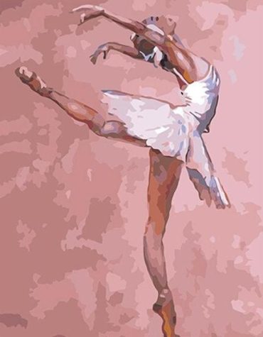Little Ballerina Dancing Paint By Numbers
