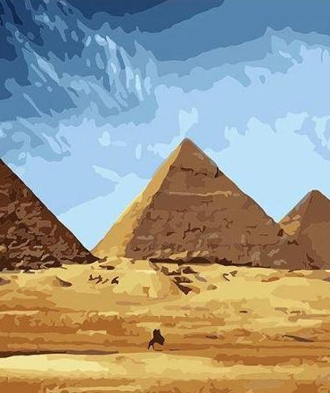 Exploring Giza Pyramids Paint By Numbers