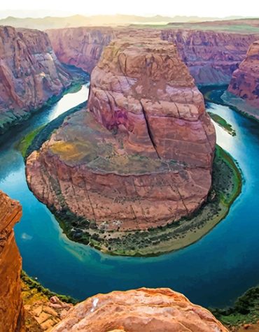 Glen Canyon Scenic View Paint By Numbers