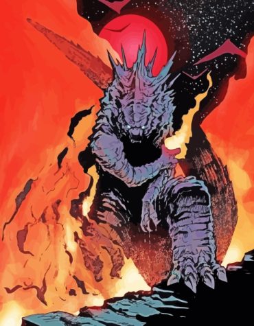 Godzilla: King Of The Monsters Paint By Numbers