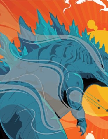 Godzilla King of Monsters Paint By Numbers