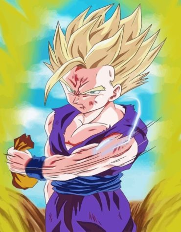 Dragon Ball Gohan Anime Paint By Numbers