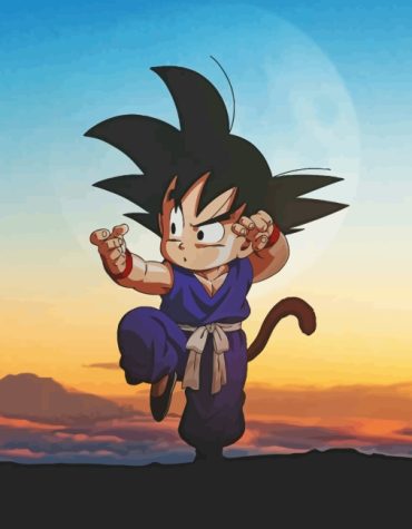 Dragon Ball Z Goku Paint By Numbers