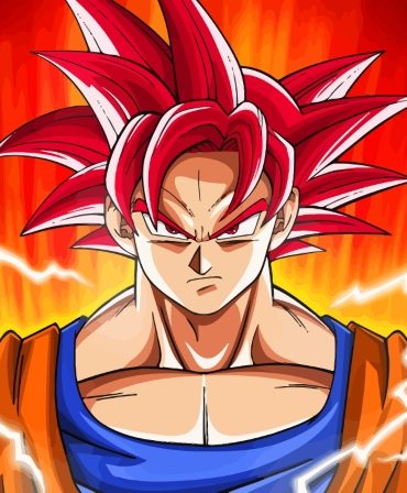 Goku Dragon Ball Art Paint By Numbers