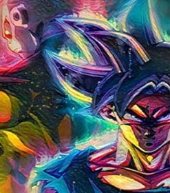 Goku and Jiren Anime Battle Paint By Numbers