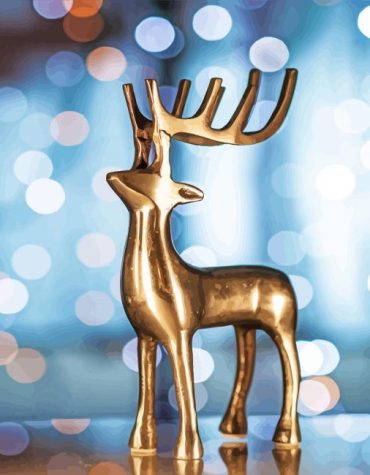 Golden Deer Paint By Numbers