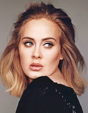 Gorgeous Adele Black Outfit Paint By Numbers