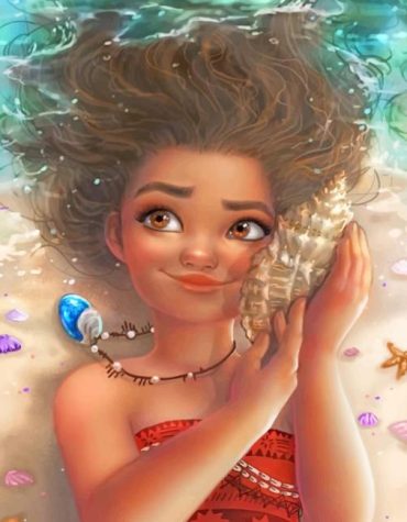 Gorgeous Moana Disney Paint By Numbers