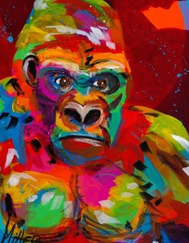 Gorilla Wildlife Paint By Numbers