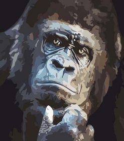 Gorilla Wildlife Paint By Numbers