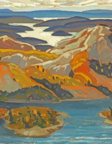 Grace Lake Landscape Paint By Numbers