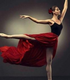 Elegant Ballerina Dance Paint By Numbers