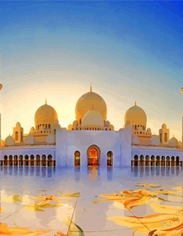 Grand Bur Dubai Architecture Paint By Numbers