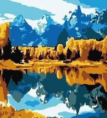 Explore Grand Teton Mountains Paint By Numbers