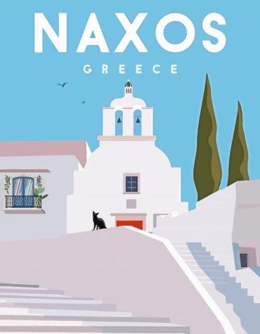 Greece Naxos Cityscape Paint By Numbers