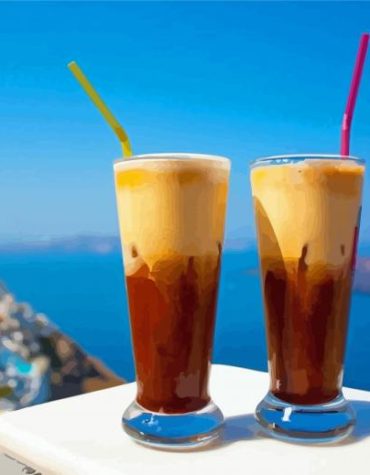 Greece Coffee Delight Paint By Numbers