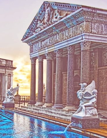 Greek Cityscape Paint By Numbers