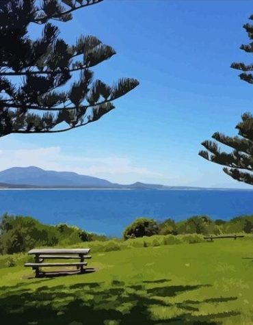 Green Grassland Nature Paint By Numbers