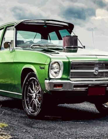 Green Holden Kingswood Classic Car Paint By Numbers