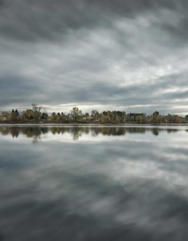 Grey Lakescape Paint By Numbers