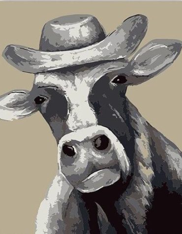 Grey Calf Paint By Numbers