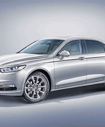 Ford Taurus Engine Paint By Numbers