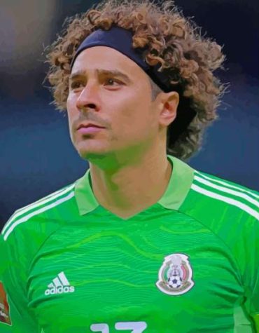 Guillermo Ochoa Legendary Footballer Paint By Numbers