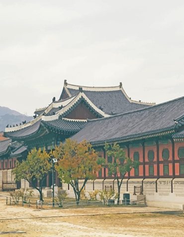 Gyeongbokgung Palace in Korea Paint By Numbers