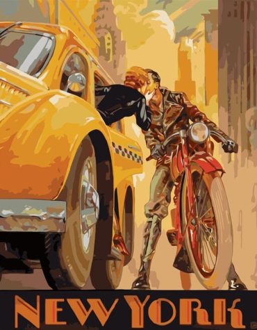 Romantic New York Love Paint By Numbers