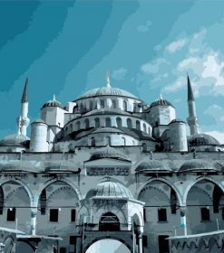 Hagia Sophia in Istanbul Paint By Numbers