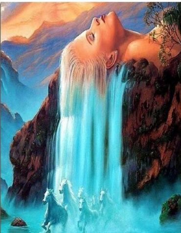 Waterfall Landscape Paint By Numbers