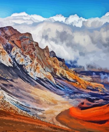 Haleakala Cloudscapes Paint By Numbers