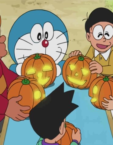 Halloween Cartoon Adventure Paint By Numbers