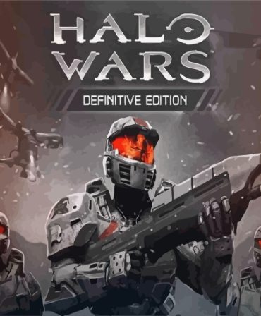 Halo Wars Video Game Paint By Numbers
