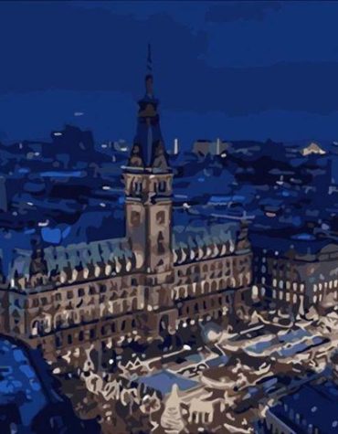 Hamburg Cityscape Paint By Numbers