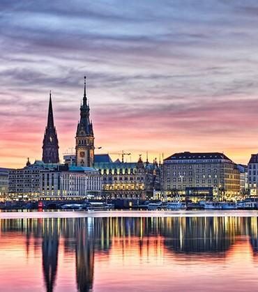 Hamburg Cityscape River Paint By Numbers